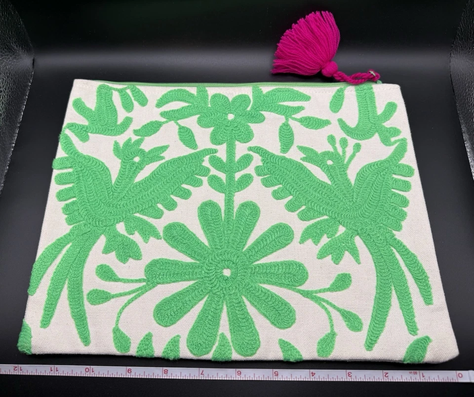 Bolsa bordada estilo Otomi/Tenago  Foto 1 de 4