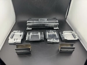 Unique Diner Style Playing Card Deck Holder, Card Holders Ashtrays Chrome Deco - Picture 1 of 14