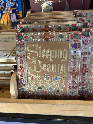 Mini diario pequeño réplica libro de cuentos de la Bella Durmiente de los parques Disney 2025 NUEVO Foto 1 de 2