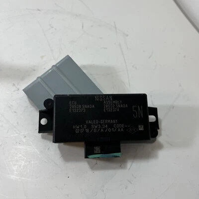 2019 INFINITI QX50 PARKING ASSIST SONAR CONTROL MODULE UNIT 285385NA0A OEM - Image 1 of 4