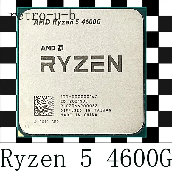 AMD Ryzen 5 4600G AM4 6Core 3.7GHz CPU Processors  R5 4600G - Image 1 of 1