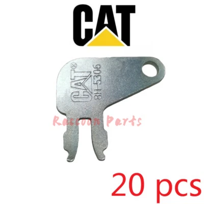 20pcs Master Battery Disconnect Keys Caterpillar Equipment 8398 Replace 8H-5306 - Image 1 of 2
