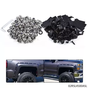 Kit de herrajes de tornillo/perno para guardabarros apto para Chevy universal estilo bolsillo/remache - Imagen 1 de 12