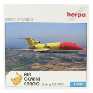 Herpa 503198 Boeing 727-100F Air Gemini Cargo 1:500 Flugzeug Aircraft Modell - Picture 1 of 3