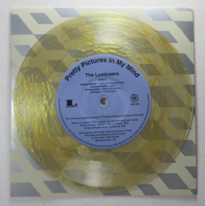 RARE 7" "Pretty Pictures in My Mind" The Lumineers / Ruston Kelly GOLD VINYL TMR - Picture 1 of 4