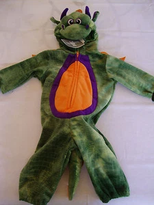 NEW Halloween Theater Koala Kids Full Green Purple Dragon Costume 3D Head 6m - Picture 1 of 6