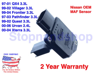 Nuevo OEM Hitachi SENSOR DE FLUJO DE AIRE MASIVO MAF para Nissan Pathfinder Infiniti QX4 3,3 L Foto 1 de 3