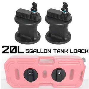20L Mount Holder Fuel Tank Bracket Lock Gas Container Gasoline Pack Jerry Can US - Picture 1 of 10