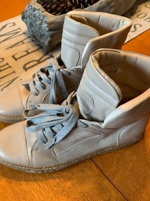 NEW BRUNELLO CUCINELLI BEIGE CREAM ANKLE BOOTS SZ37 — 第 1/4 张图片