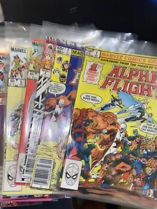 1983 Marvel Alpha Flight Comic Book Lot 1-13, 17, 23-28 (20 total) - Bild 1 von 21