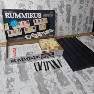 Vintage Rummikub 99% COMPLETE Rummy Tile Game 1990 Pressman - Image 1 of 4