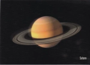 POSTCARD: 3D TYPE  "SATURN"   BY AUTHENTIC CARDS M598 - Imagen 1 de 2