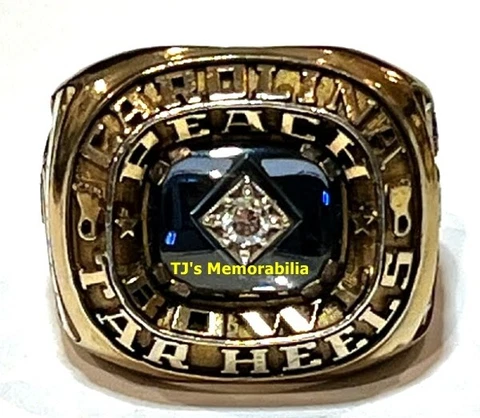 1993 NORTH CAROLINA TAR HEELS NCAA PEACH BOWL CHAMPIONS CHAMPIONSHIP RING PLAYER Cover