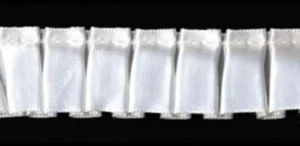 Box Pleated satin Ribbon,7/8 inch wide select color/price per yard - Picture 1 of 43