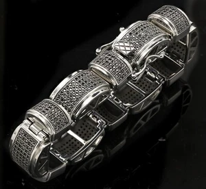 Edelstahl CZ Armband LEBENSLANG keine Anlaufen - Bild 1 von 6