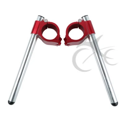 50mm Clip On Handlebars Fit For Suzuki GSXR1000 2001-2011 TL1000R 1998-2003 - Image 1 of 4