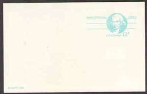 EE. UU. UX89. 12c. Tarjetas postales de Isaiah Thomas. Estampillada sin montar o nunca montada. 1981 - Imagen 1 de 1