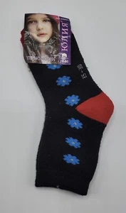 Julia Girls' Cotton Blend Thermal Socks Size 5-7 Years New With Tags - Picture 1 of 2