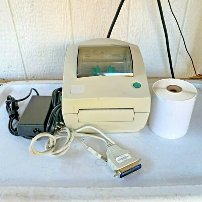 Zebra LP2442 Thermal Label Shipping Printer Parallel To USB Like LP2844 - Image 1 of 4