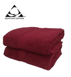 SÁBANA BAÑERA TOALLA VINO 100% ALGODÓN EGIPCIO LUJO SUPER SUAVE CALIDAD HOTELERA - Imagen 1 de 1
