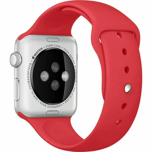 Apple Sport Band with Stainless Steel Pin for Apple Watch 42mm Case - Product Red (MLDJ2ZM/A)