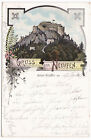 Postcard Litho Greeting from the New High New Fortress Hohenneuffen 1897 Old View