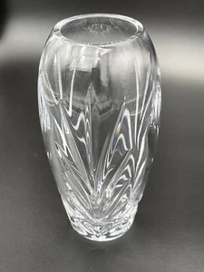Lead Crystal Floral Vase - Miller Rogaska Covington by Reed & Barton 7"  - Picture 1 of 4