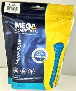 Mega Comfort Mens Size 12-13 Anti Fatigue MegaSole Shoe Inserts - Picture 1 of 1