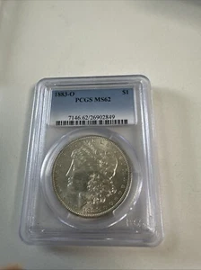 Dólar Morgan 1883-O graduación profesional MS 62 - Imagen 1 de 4