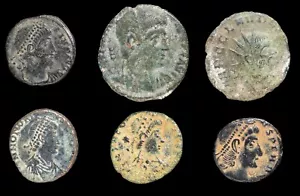 Imperio Romano, Lote de 6 monedas. - Imagen 1 de 3