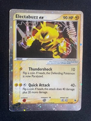 Electrabuzz ex 97/109 | 2003 Pokemon EX Ruby & Sapphire Holo | MP - Image 1 of 4