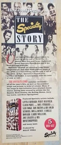 The Specialty Story 5 Disc CD Set 1994 Vintage Ad Little Richard Sam Cooke More - Picture 1 of 1