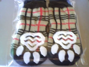 CALCETINES PARA PERROS / Zapato para perro antideslizante negro/marrón cuadros 4 piezas talla XXS - S - Imagen 1 de 8