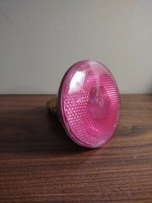 NEW 100 Watt Neon Pink Flood Light Indoor Outdoor PAR38 120V Colortone - Image 1 of 4