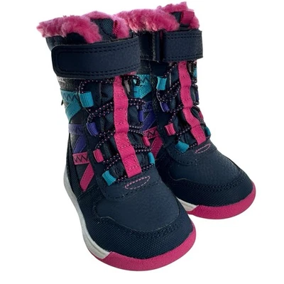Merrell Snow Boots Toddler Girls 4M Blue Pink Crush 2.0 Waterproof - Image 1 of 4
