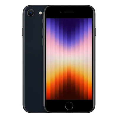 Apple iPhone SE 2022 5G Smartphone 64GB Midnight Black  "Gratis Versand" - Bild 1 von 4