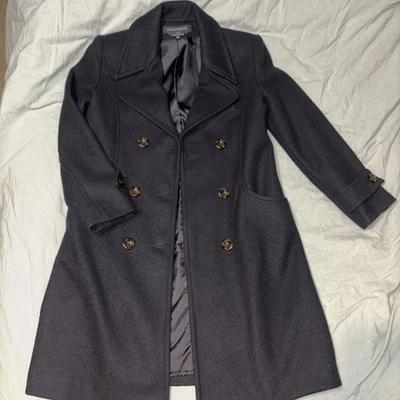 Vintage Donnybrook Black Peacoat Size 2P Excellent Condition - Image 1 of 4