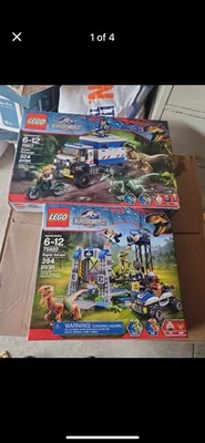 Lego Jurassic World 75917 Raptor Rampage and 75920 Raptor Escape 100% Complete - Image 1 of 4