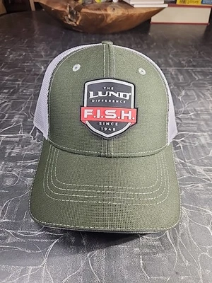NUEVO Lund Boats Trucker Hat Strapback Cap Hombre Pesca Caza Aire Libre Antiguo 218 Foto 1 de 4