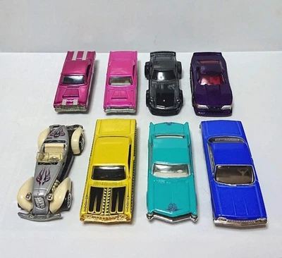 Hot Wheels scala 1/64 auto pressofuse set 8 auto vintage - Immagine 1 di 4