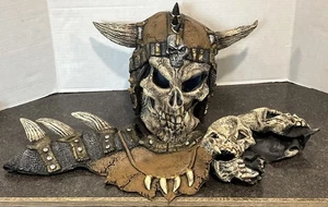 2000 Maske Illusionen Krongs Maske & Schultertuch Wikinger Krieger Totenkopf🔥 - Bild 1 von 16
