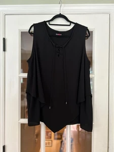EUC Vince Camuto schwarzes ärmelloses Swing-Top Größe 2X - Bild 1 von 9