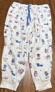SECRET TREASURES XL Damen Pyjamahose mit Bündchen, Hundedruck Wiener Hund süß - Bild 1 von 5