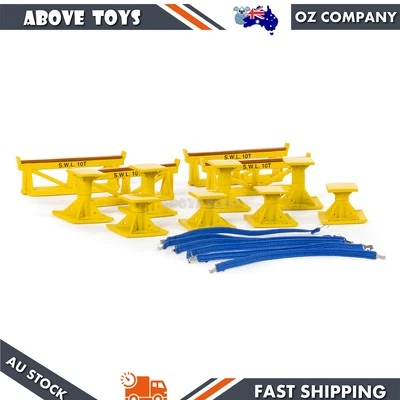 WSI Escala 1:50 Maquinaria Soportes Y Correas Grúas Borger Librea Modelo Set Foto 1 de 2