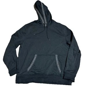 Michael Kors Hoodie schwarz XL mit Logo Tape Kapuze Taschen Detail Streetwear - Bild 1 von 7