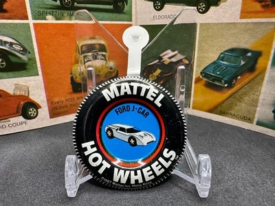 Pin insignia botón metal Ford J 1968 Ford J Car Hot Wheels Redline original vintage ¡Bonito! Foto 1 de 2