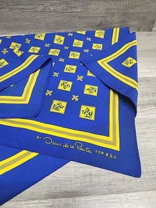 Oscar de la Renta para BSA Boy Scouts of America Bufanda Corbata Cuello - Imagen 1 de 3