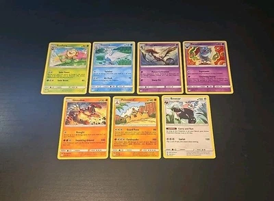 Pokemon TCG Sun Moon Cosmic Eclipse RARE Partially Complete Set Groudon 113/236 - Image 1 of 4