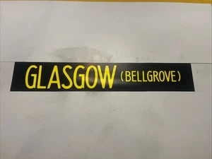 GLASGOW BELLGROVE - Hamilton Depot 289 Scottish Bus Destination Blind 36” - Picture 1 of 11