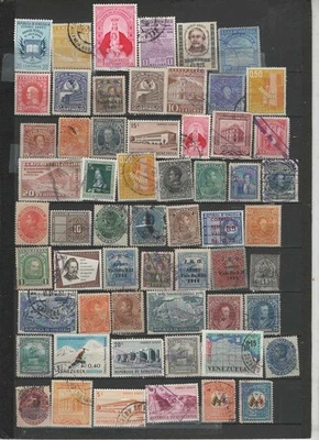 VENEZUELA:100 DIFFERENT,USED OFF PAPER POSTAGE STAMPS.WHAT U C IS WHAT U GET. - Image 1 of 2